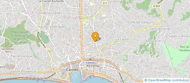 localisation de l'entreprise CYCLES PASSION à CANNES