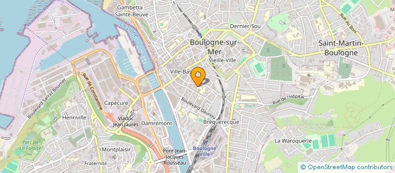 localisation de l'entreprise CYCLES PASSION à BOULOGNE-SUR-MER