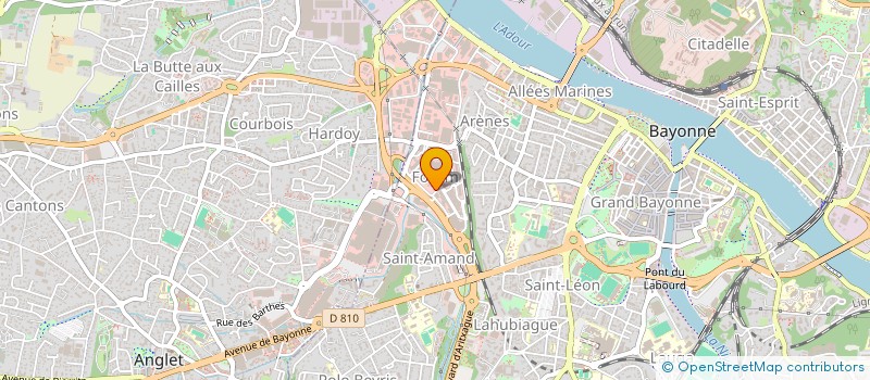 localisation de l'entreprise CYCLES PASSION ADOUR à BAYONNE