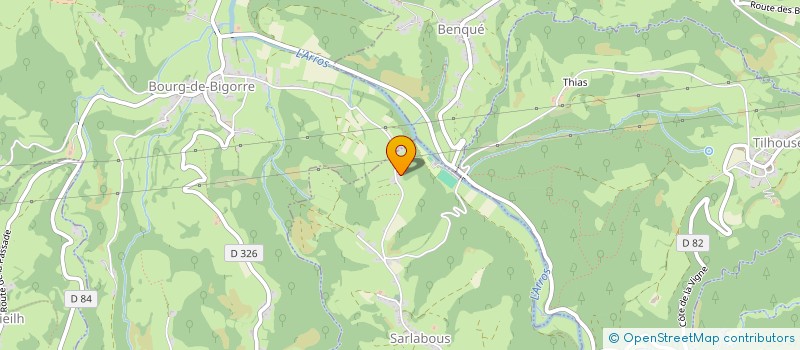 localisation de l'entreprise CYCLES PUYMEGE CAPVERN  CAPVERN