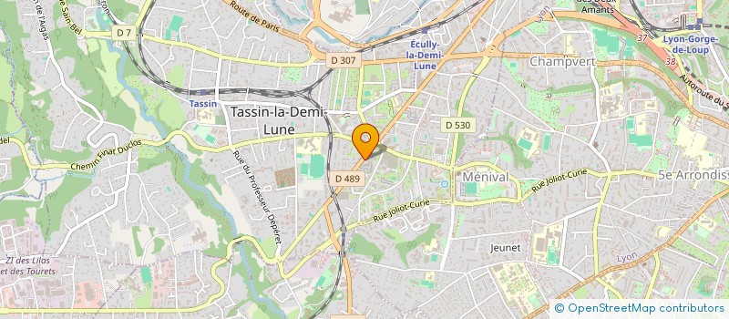 localisation de l'entreprise CYCLES SANCASSIANI à TASSIN-LA-DEMI-LUNE