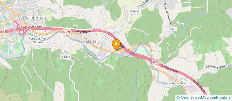 localisation de l'entreprise CYCLES SCORSONE  LE THOLONET