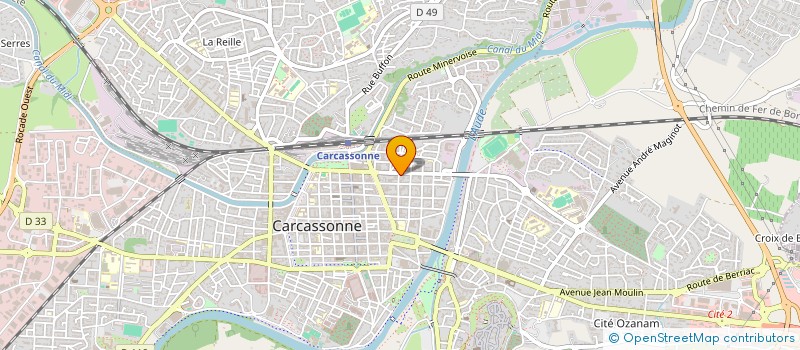 localisation de l'entreprise CYCLES SOLER  CARCASSONNE