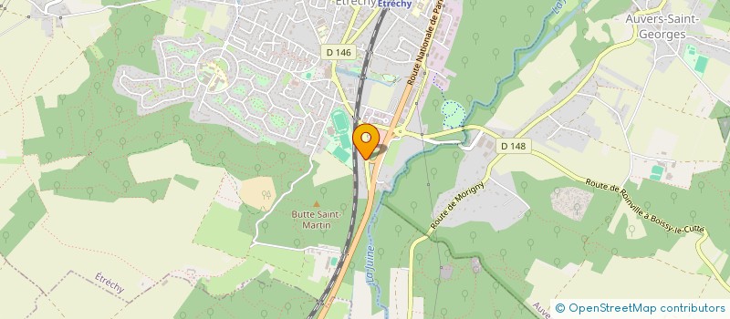 localisation de l'entreprise CYCLES ST SPORT  ETRECHY