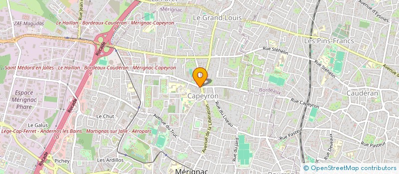 localisation de l'entreprise CYCLES SUIRE à MERIGNAC