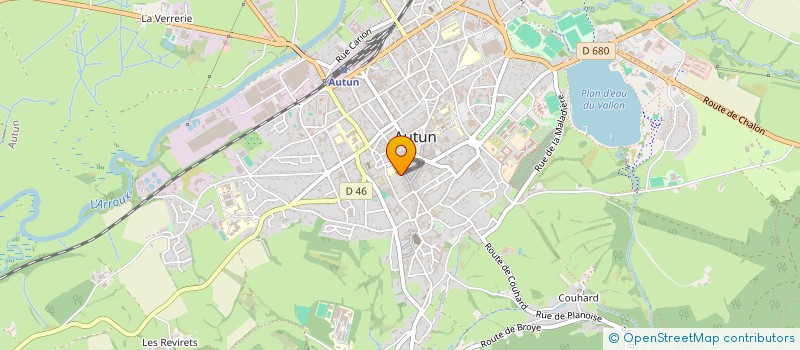 localisation de l'entreprise CYCLES TACNET à AUTUN