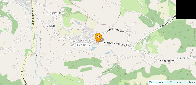 localisation de l'entreprise CYCLEZ-VOUS  SAINT-PIERRE-DE-BRESSIEUX