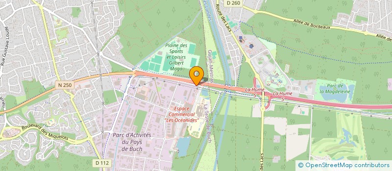 localisation de l'entreprise CYCLEZEN à LA TESTE-DE-BUCH