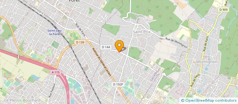 localisation de l'entreprise CYCLIM'STORE à SAINT-PRIX