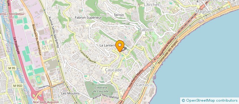 localisation de l'entreprise CYCLING COTE D'AZUR à NICE