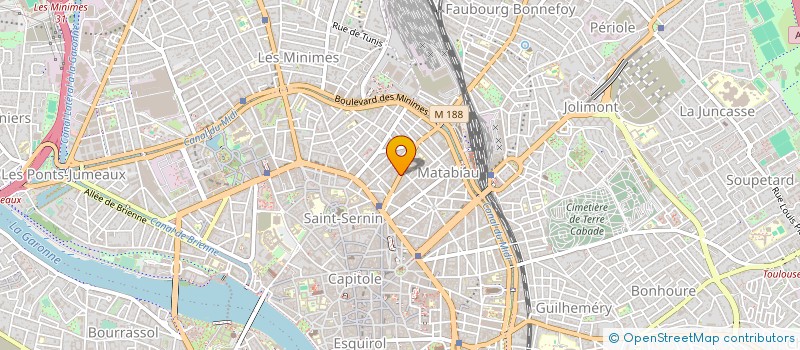 localisation de l'entreprise CYCLINVEST à TOULOUSE