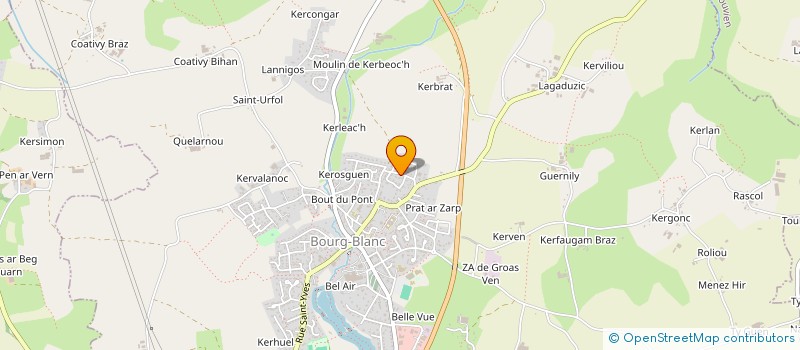 localisation de l'entreprise CYCLISM'ACCESS  BOURG-BLANC