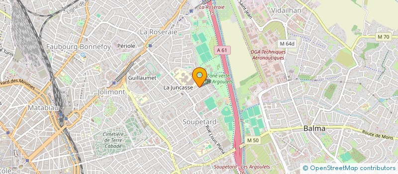 localisation de l'entreprise CYCLIZ  TOULOUSE