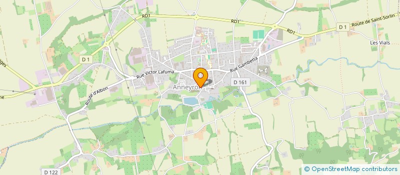 localisation de l'entreprise CYCLO ANNEYRON  ANNEYRON