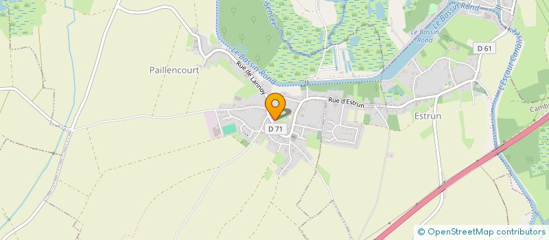 localisation de l'entreprise CYCLO CLUB  PAILLENCOURT