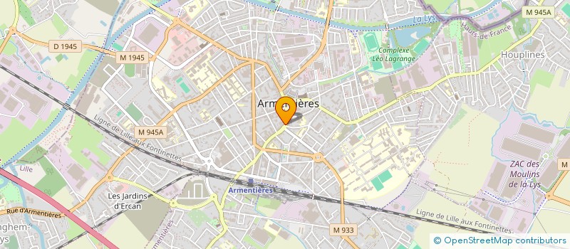localisation de l'entreprise CYCLO CLUB ARMENTIEROIS à ARMENTIERES