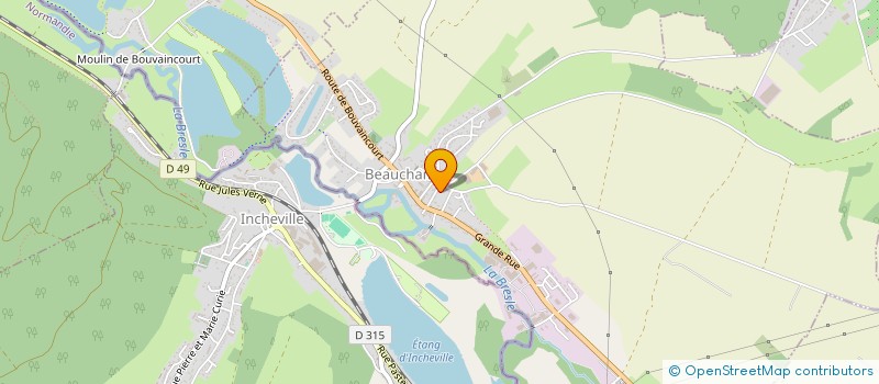 localisation de l'entreprise CYCLO CLUB BEAUCHAMPOIS  BEAUCHAMPS