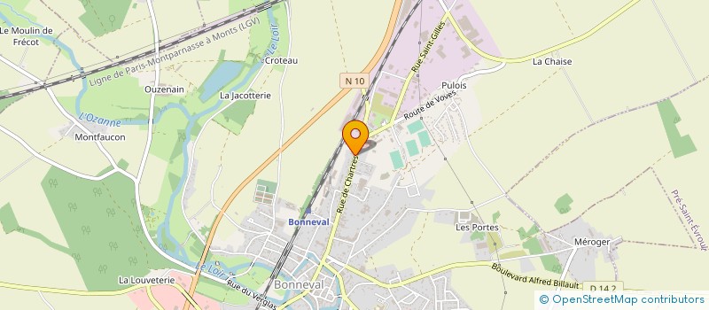 localisation de l'entreprise CYCLO CLUB BONNEVALAIS  BONNEVAL