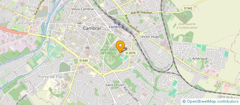localisation de l'entreprise CYCLO CLUB CAMBRESIEN  CAMBRAI