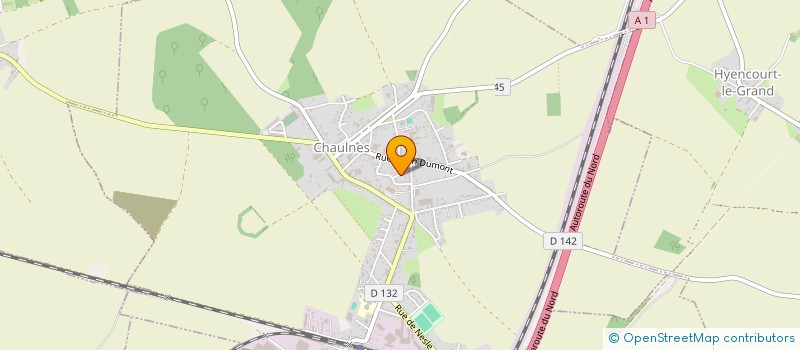 localisation de l'entreprise CYCLO CLUB CHAULNOIS à CHAULNES
