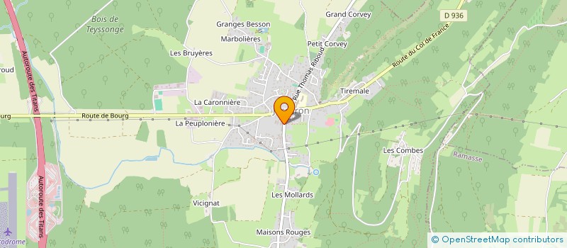 localisation de l'entreprise CYCLO CLUB DE CEYZERIAT à CEYZERIAT