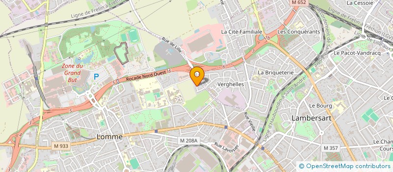 localisation de l'entreprise CYCLO CLUB DE LAMBERSART  LILLE