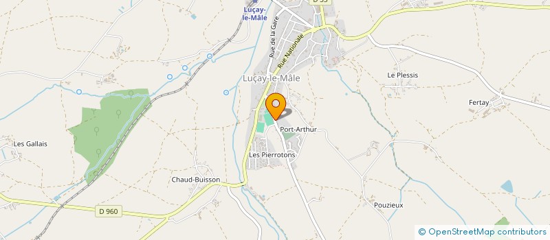localisation de l'entreprise CYCLO-CLUB DE LUCAY-LE-MALE à LUCAY-LE-MALE