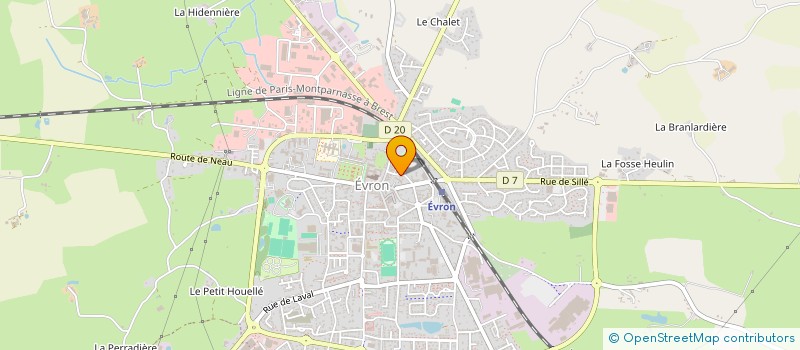 localisation de l'entreprise CYCLO CLUB DES COEVRONS  EVRON