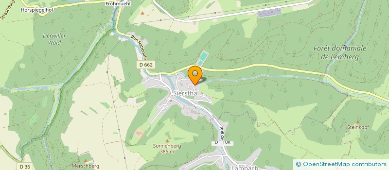 localisation de l'entreprise CYCLO-CLUB DES VALLEES  SIERSTHAL