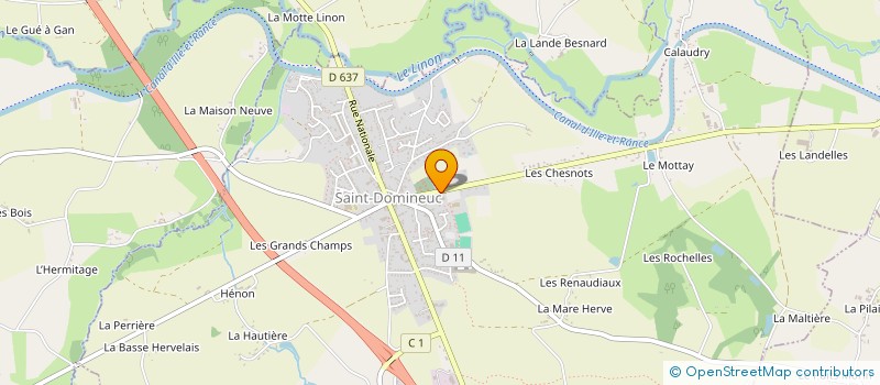 localisation de l'entreprise CYCLO CLUB DOCMAELIN  SAINT-DOMINEUC