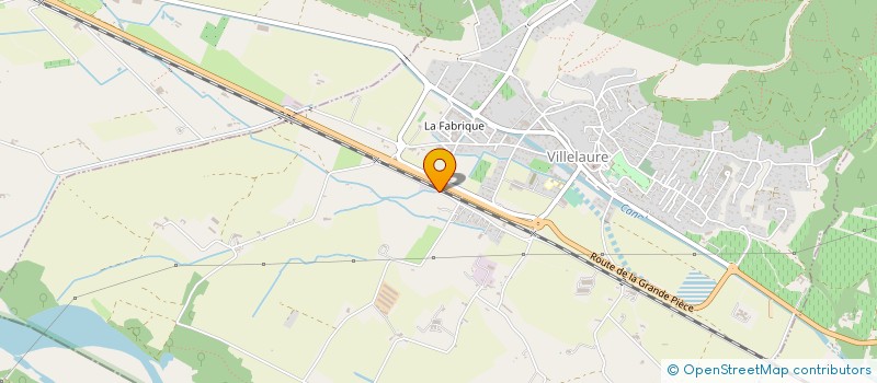 localisation de l'entreprise CYCLO CLUB FCVD VILLELAURE-CADENET  VILLELAURE