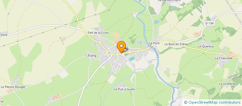 localisation de l'entreprise CYCLO-CLUB GOURGEEN  GOURGE