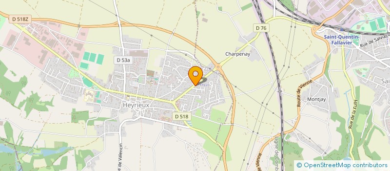 localisation de l'entreprise CYCLO CLUB HEYRIEUX  HEYRIEUX