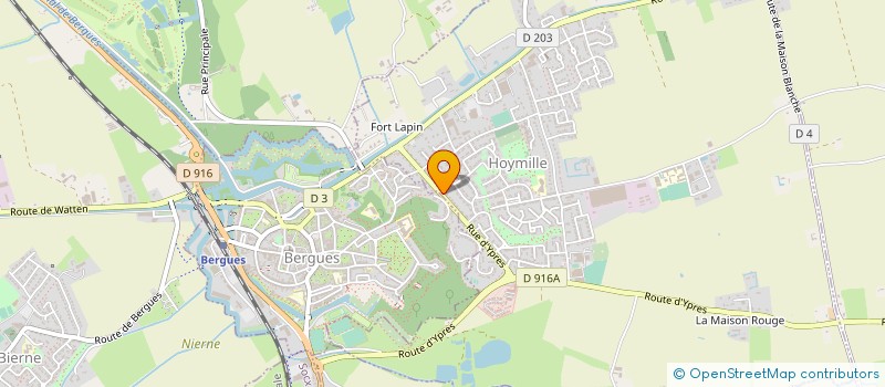 localisation de l'entreprise CYCLO CLUB HOYMILLOIS  HOYMILLE