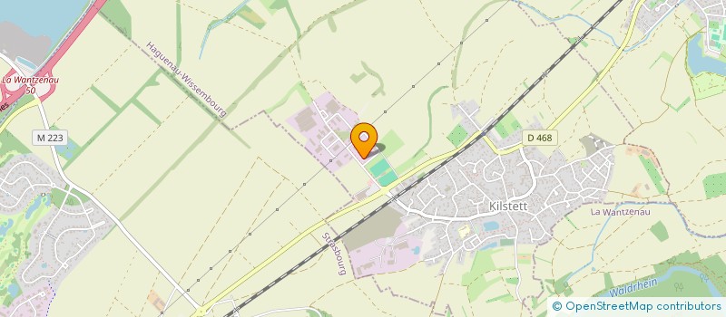 localisation de l'entreprise CYCLO-CLUB KILSTETT  KILSTETT