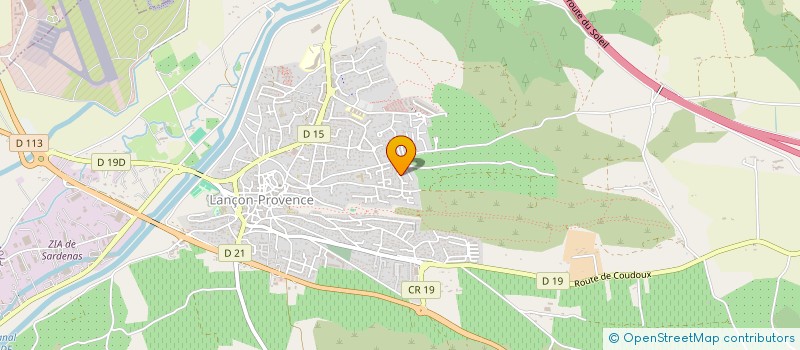 localisation de l'entreprise CYCLO CLUB LANCONNAIS  LANCON-PROVENCE