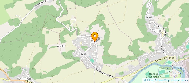 localisation de l'entreprise CYCLO CLUB PASLY  PASLY