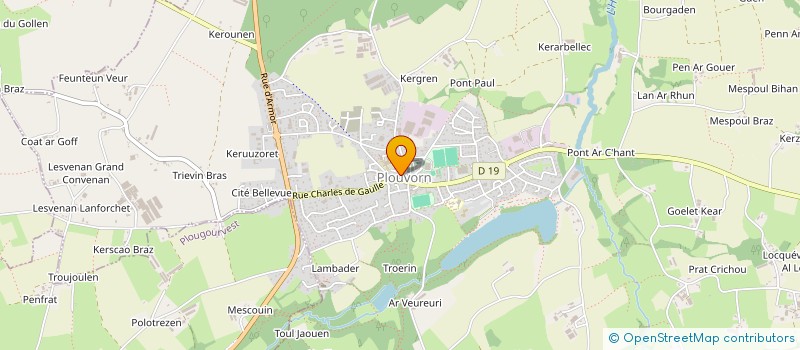 localisation de l'entreprise CYCLO CLUB PLOUENANAIS  PLOUENAN