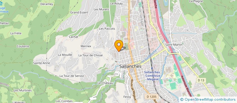 localisation de l'entreprise CYCLO CLUB SALLANCHES  SALLANCHES