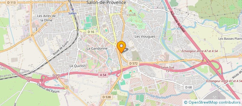 localisation de l'entreprise CYCLO CLUB SPORTIF à SALON-DE-PROVENCE