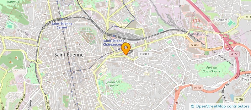 localisation de l'entreprise CYCLO CLUB STEPHANOIS  SAINT-ETIENNE