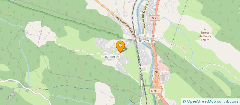localisation de l'entreprise CYCLO ET VTT DU CHATEAU D'EAU à VERNAJOUL