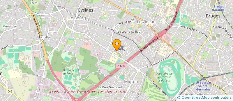 localisation de l'entreprise CYCLO GOURMAND à EYSINES