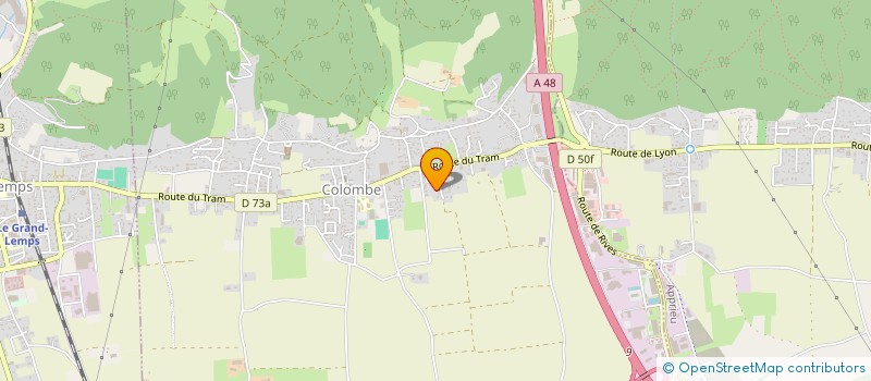 localisation de l'entreprise CYCLO LOISIR DE LA BIEVRE  COLOMBE