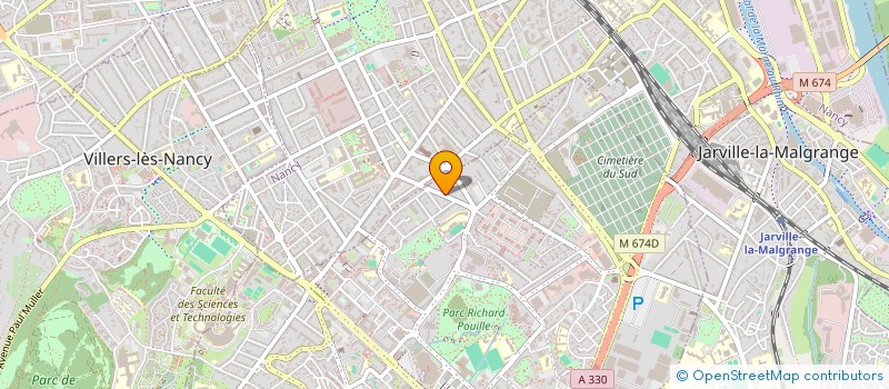 localisation de l'entreprise CYCLO'MINUS  VANDUVRE-LES-NANCY