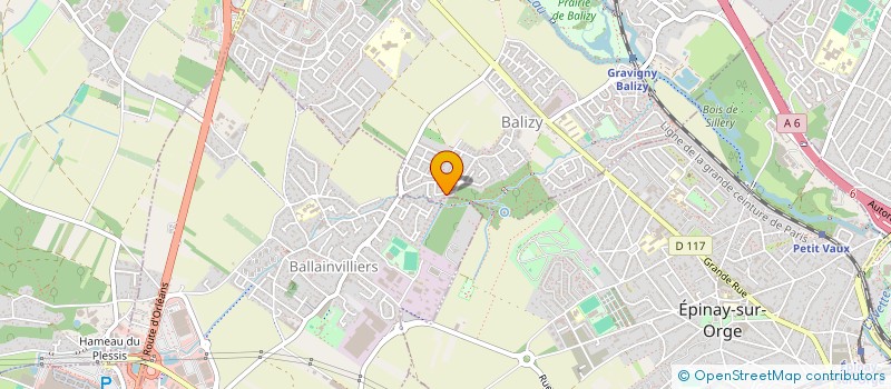 localisation de l'entreprise CYCLO-RANDO-BALLAIN  BALLAINVILLIERS