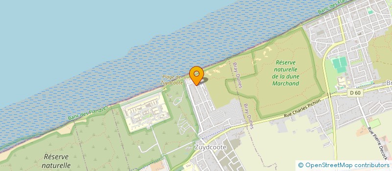 localisation de l'entreprise CYCLO'RIZON  ZUYDCOOTE