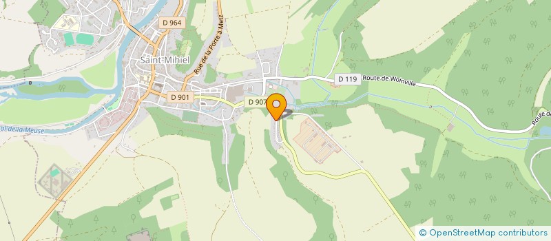 localisation de l'entreprise CYCLO RUN SAINT-MIHIEL - DRAGON TEAM  SAINT-MIHIEL