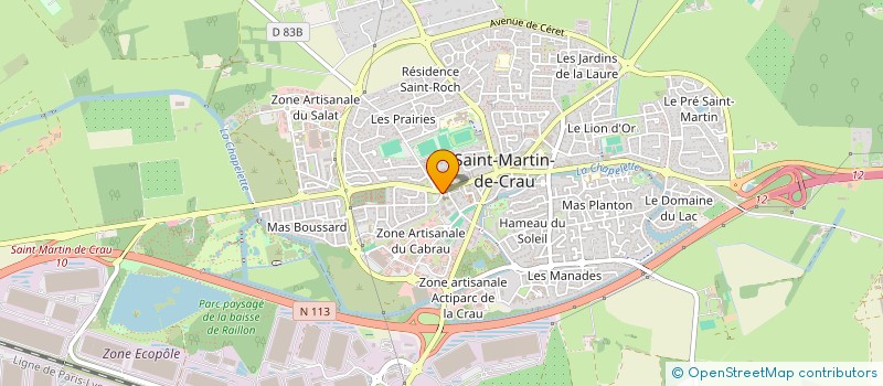 localisation de l'entreprise CYCLO SPORT CRAVEN à SAINT-MARTIN-DE-CRAU