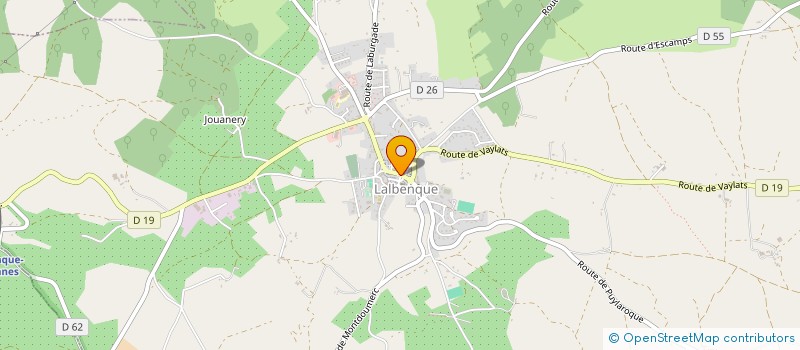 localisation de l'entreprise CYCLO SPORT LALBENQUE  LALBENQUE